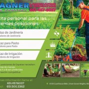 Oportunidad Trabajo-Irrigación-Jardinería-Pasto